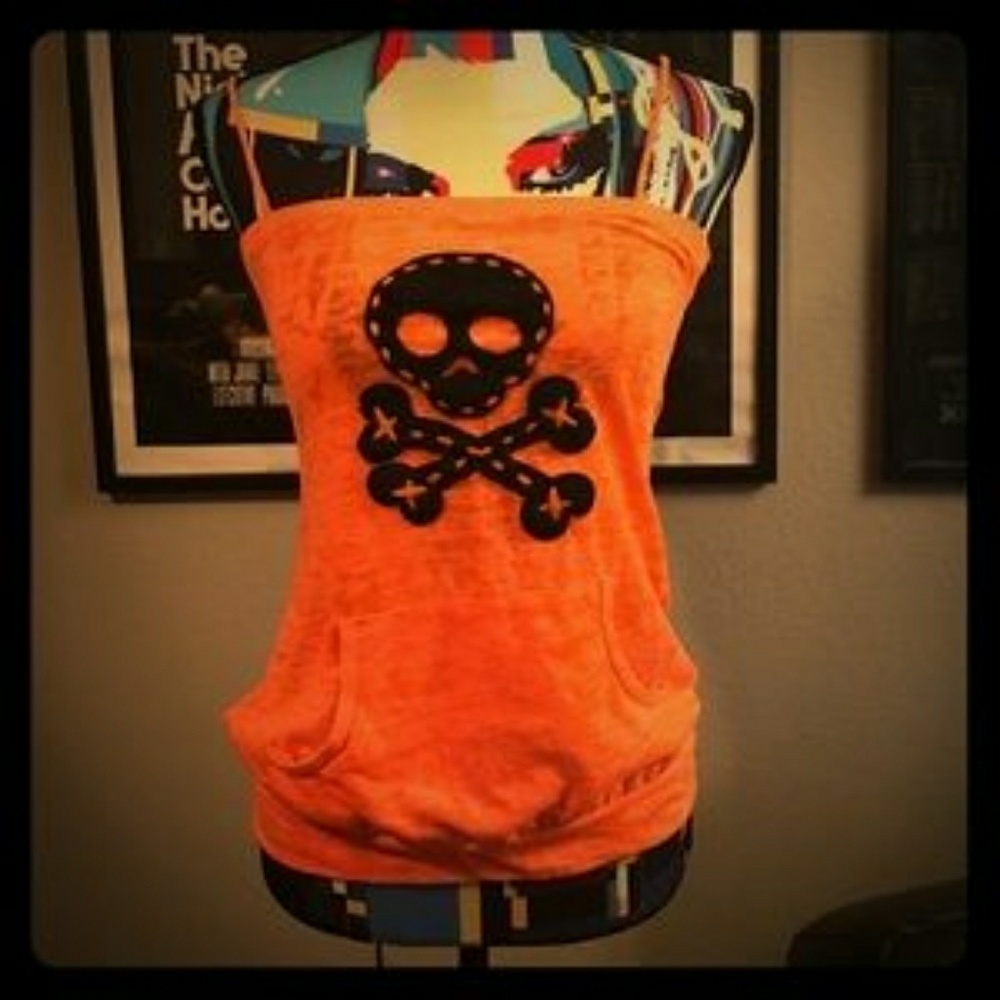 COPY - ISO HOT TOPIC ORANGE KNIT TOP